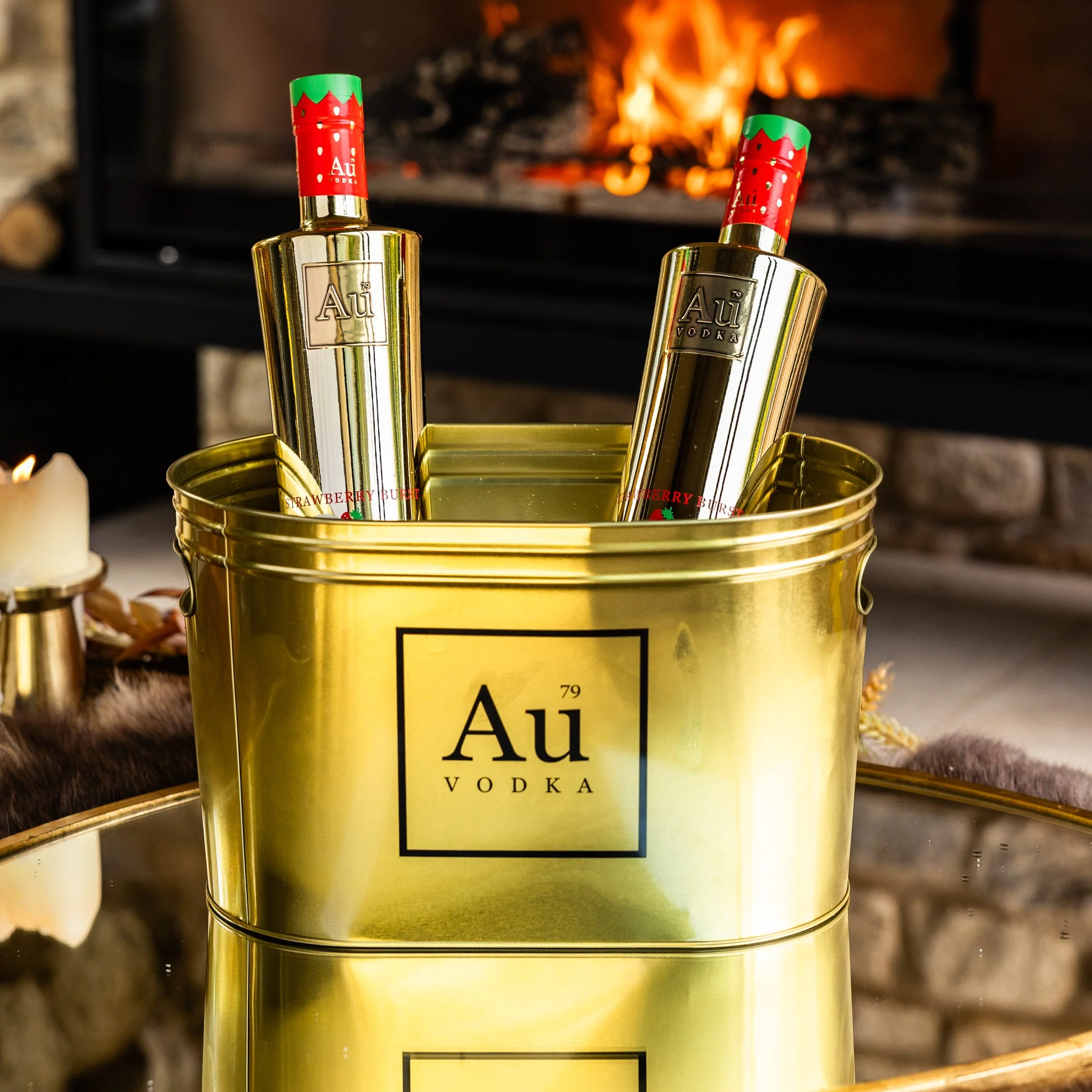 Au Gold Ice Bucket - Image 4