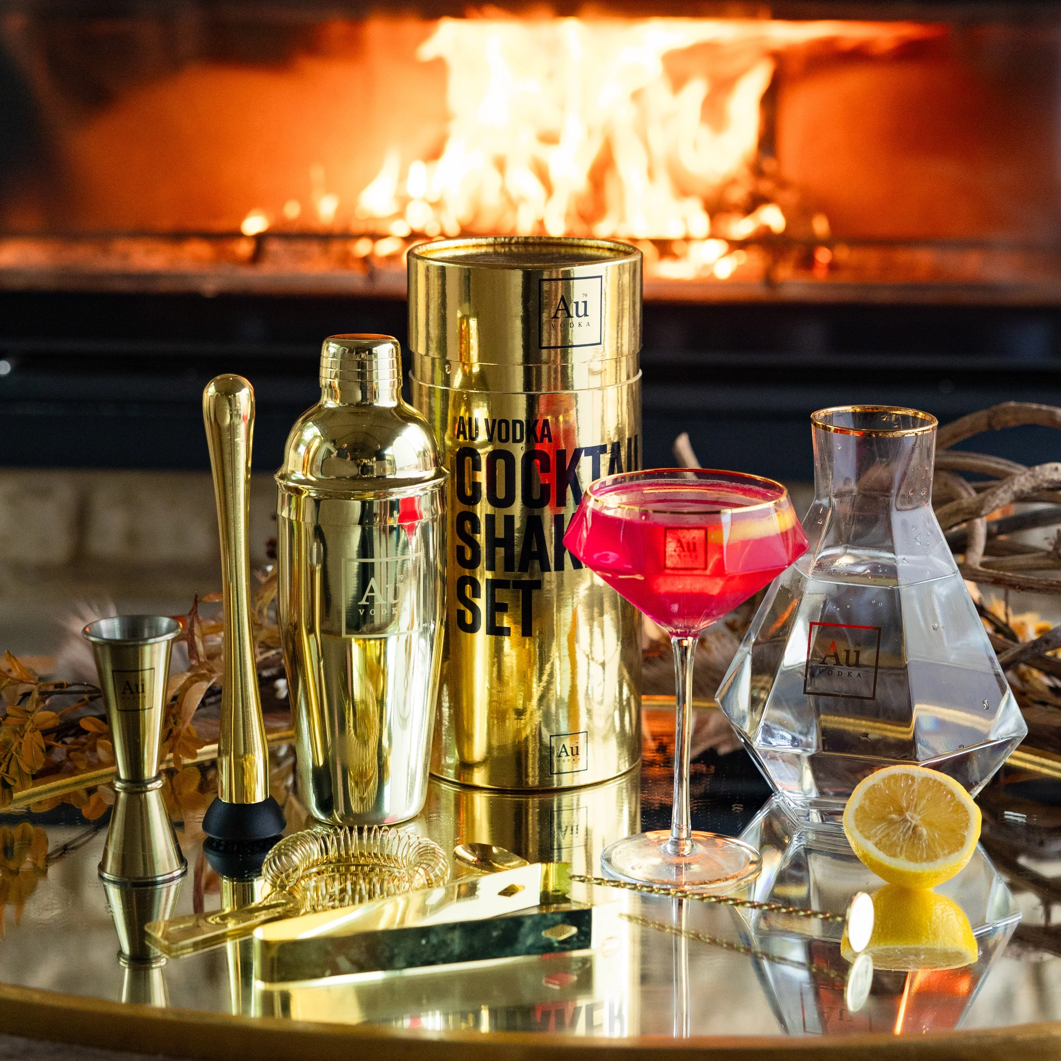 Au Cocktail Shaker Set - Image 6