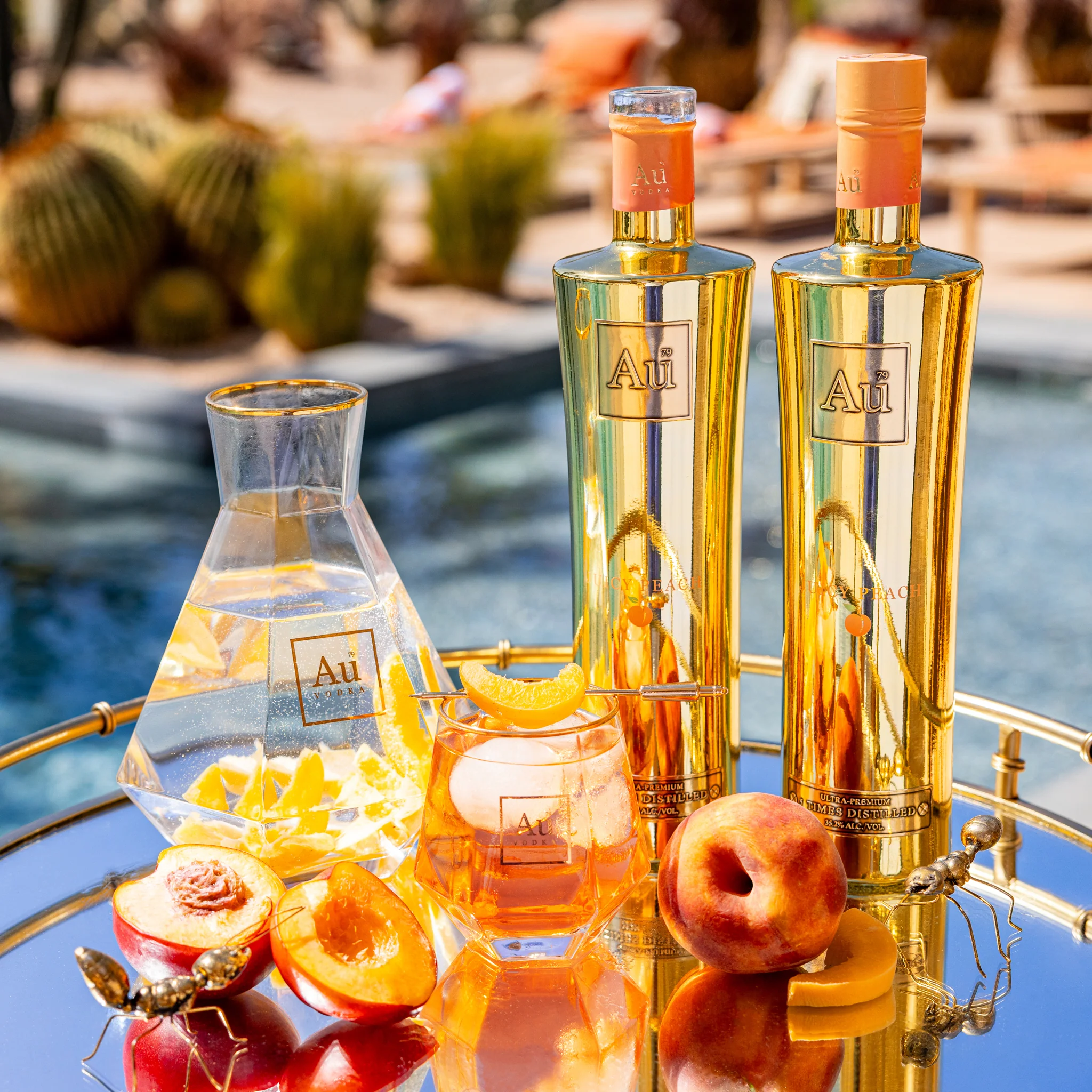 Au Vodka Juicy Peach 750ml - Image 3