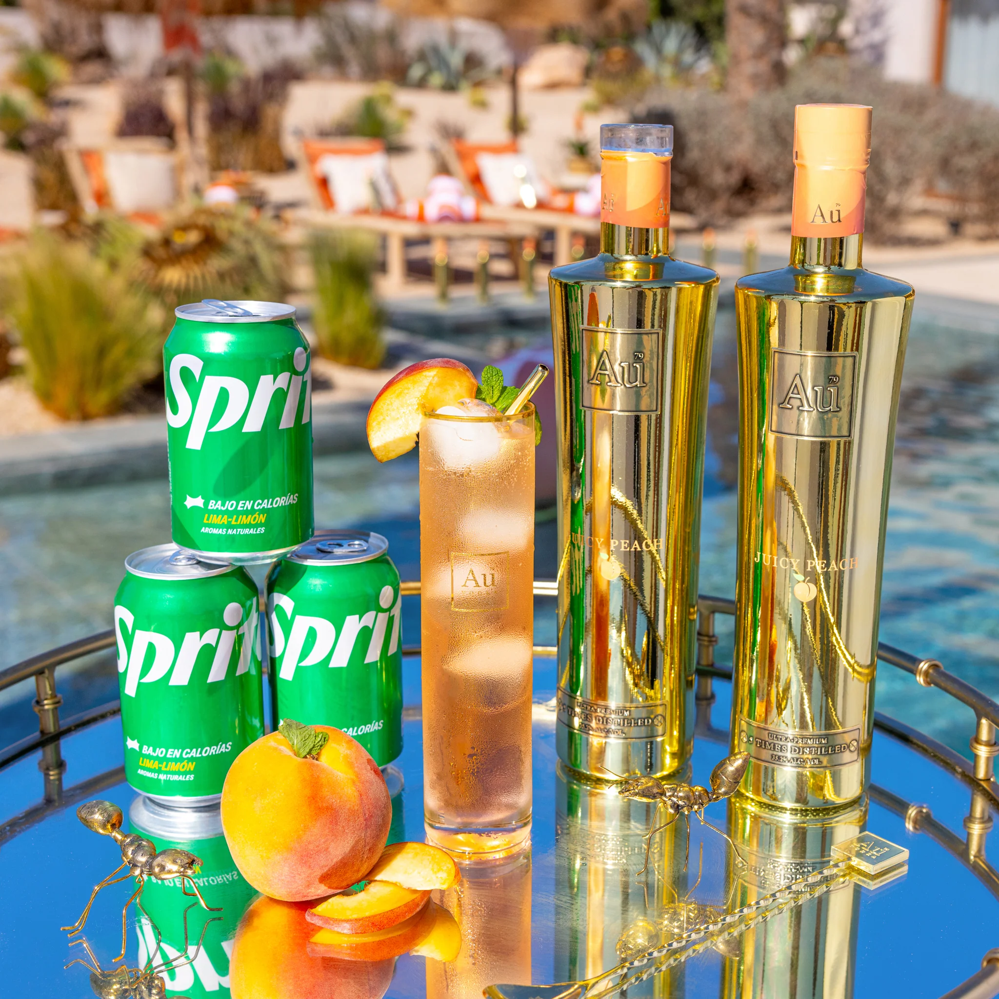 Au Vodka Juicy Peach 750ml - Image 5