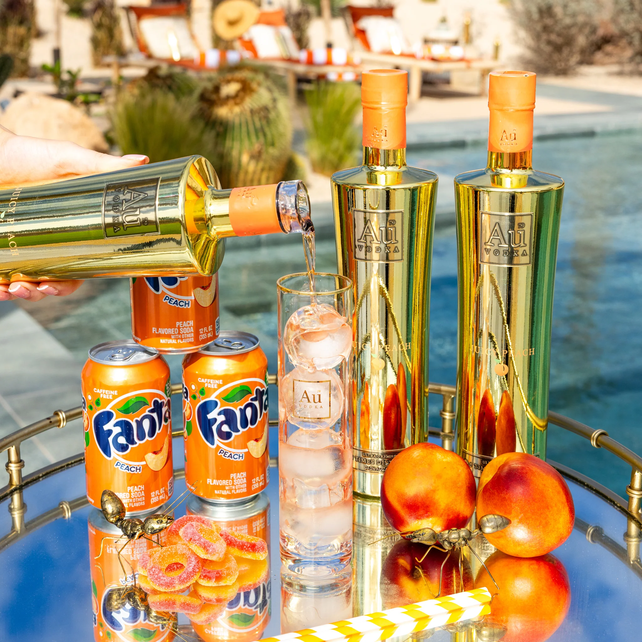 Au Vodka Juicy Peach 750ml - Image 6