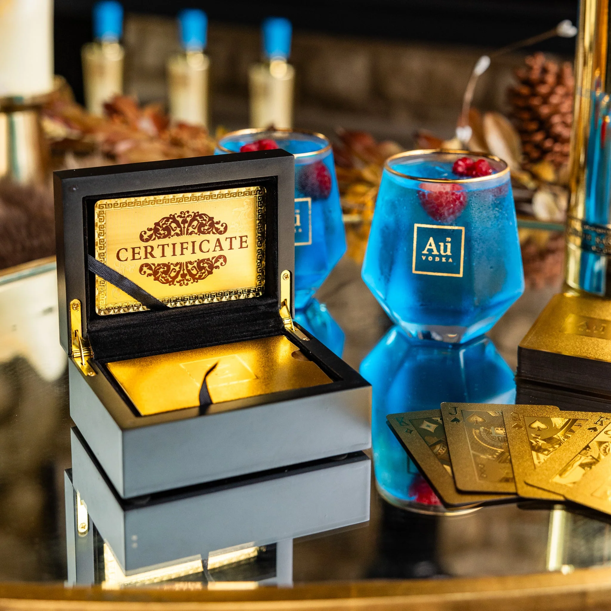 Au Vodka Gold Playing Cards - Image 3