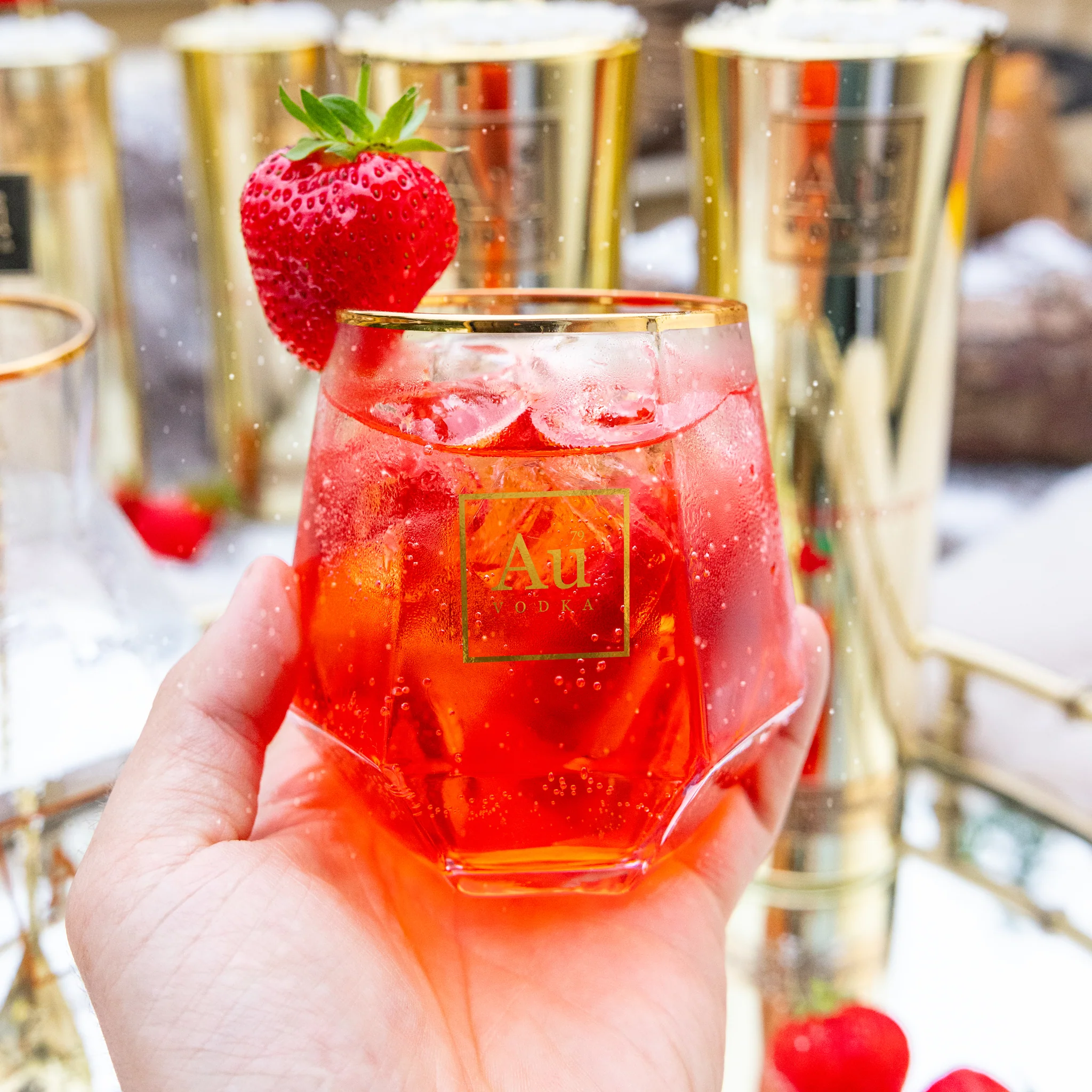 Au Vodka Strawberry Burst 750ml - Image 3